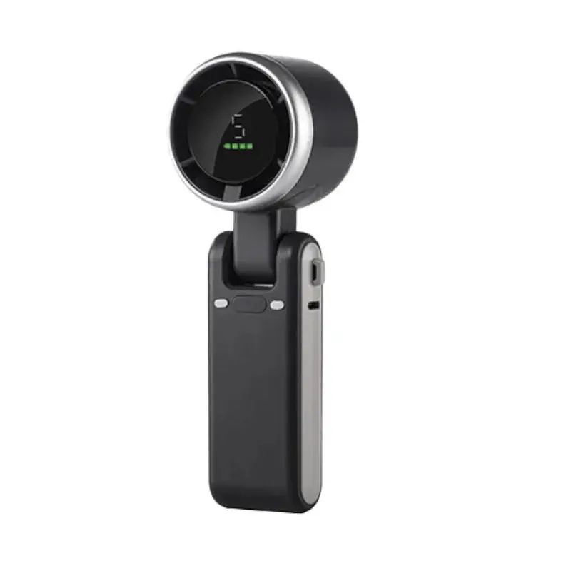 Portable Mini Handheld Fan Multi-Functional Foldable Fan USB Rechargeable Mini Turbine Fan Mini Table Fan