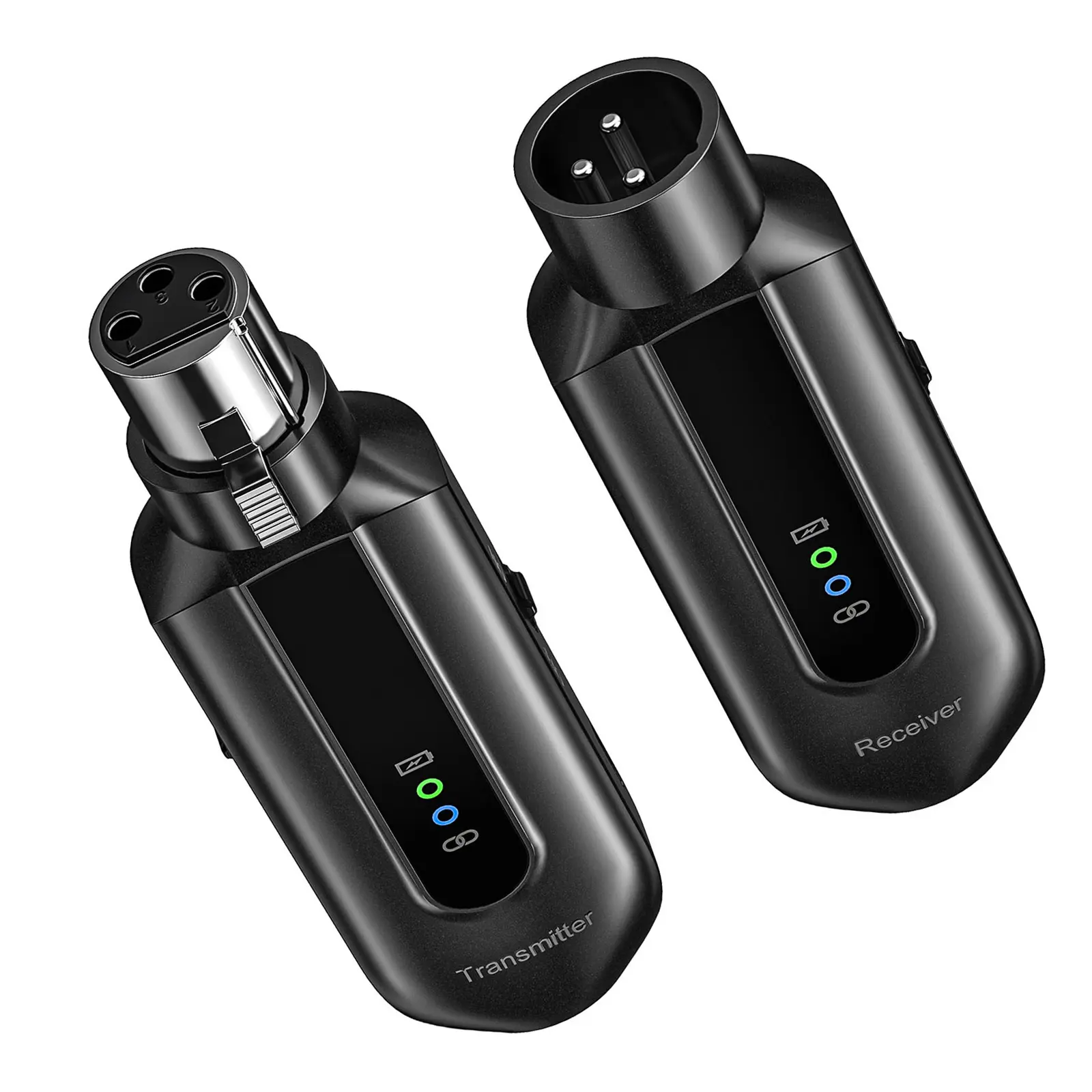 POGOLAB 2.4G XLR Wireless Microphone Transmitter Receiver Mic System 150ft