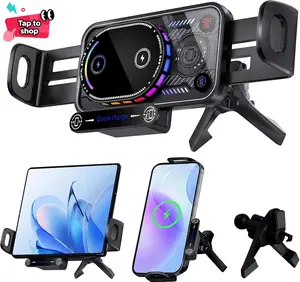 Car Phone Holder RotatingFoldable Wireless Charging Stand MagneticFast Charge for Huawei Samsung iPhone 15 1413 12 11 Pro Max XS #SummerVibes