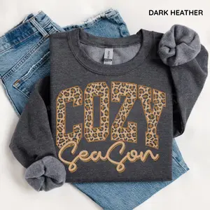 Cozy Season Sweatshirt/ T-shirt, Vintage Pumpkin Season, Distressed Fall Autumn Vibes Sweatshirt, Faith & Fall Gift, Top Gift