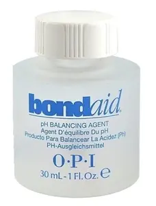 OPI BondAid Acrylic Nail Bond, pH Balancing Bond-Aid, Ethyl Acetate Solution, 1 Oz, 30 mL, for Nail Care