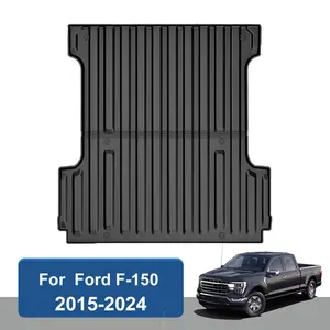 Custom Fit TPE Eco-Friendly Car Trunk Mat, 5.5 Ft Short Bed Cargo Liner for 2015-2024 Full-Size Pickup Trucks, Weatherproof, Easy to Install, Cargo Protection Truck Accessory, Truck Accessories
