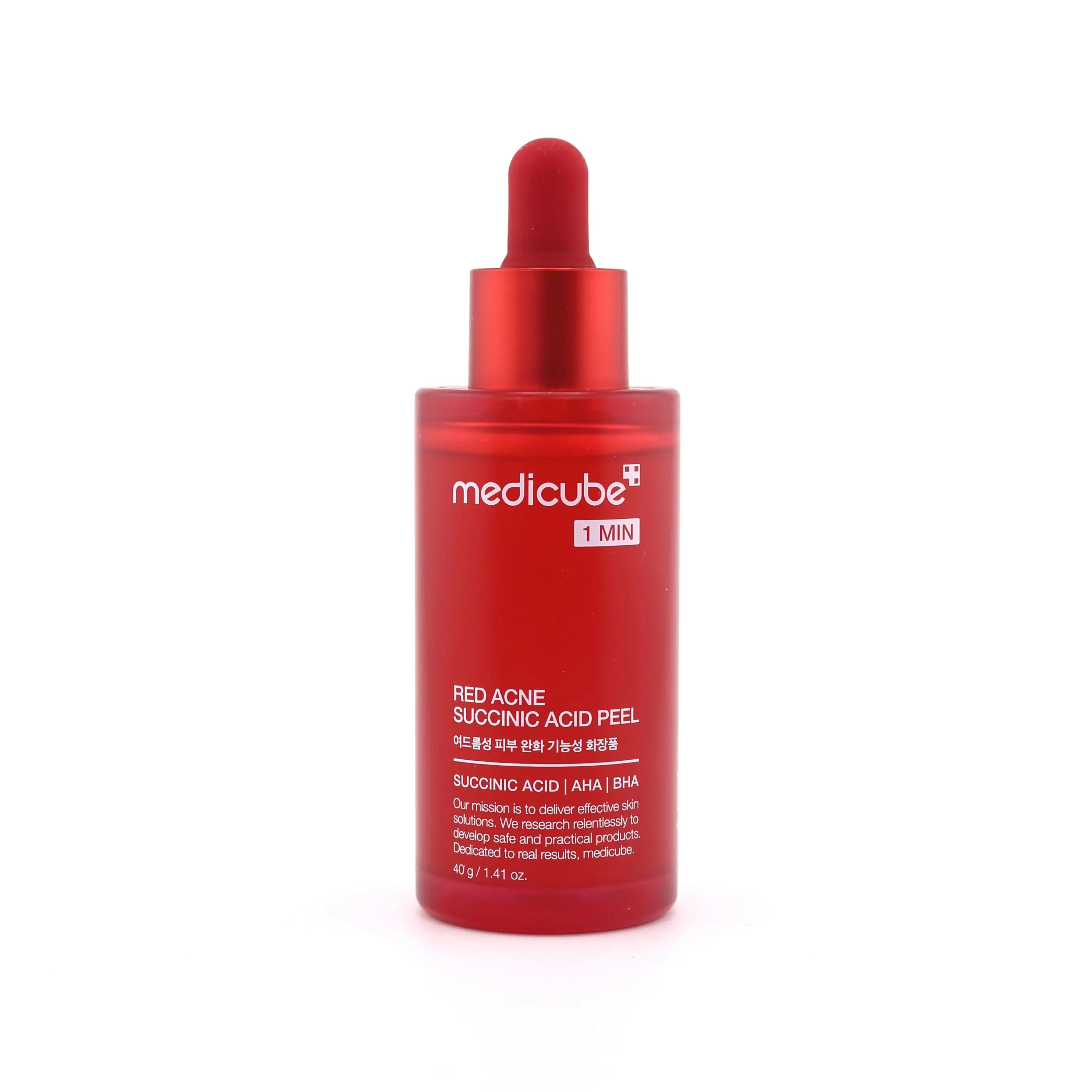 Medicube Red Acne Succinic Acid Gentle Peel - Salicylic Acid, Soothing, Antibacterial, Anti-Acne Exfoliant, Exfoliating Treatment (50ml)