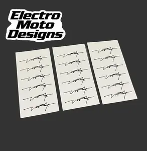 Electro Moto Designs - Mini Stark Signature Stickers