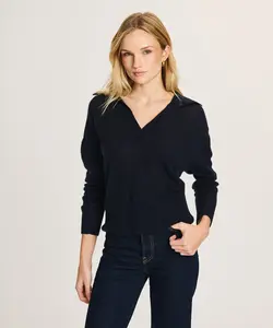 Featherweight Cashmere Polo Sweater
