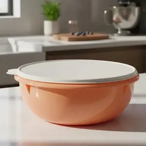 26 Cup Fix N Mix Bowl Color Coral White Lid Tableware