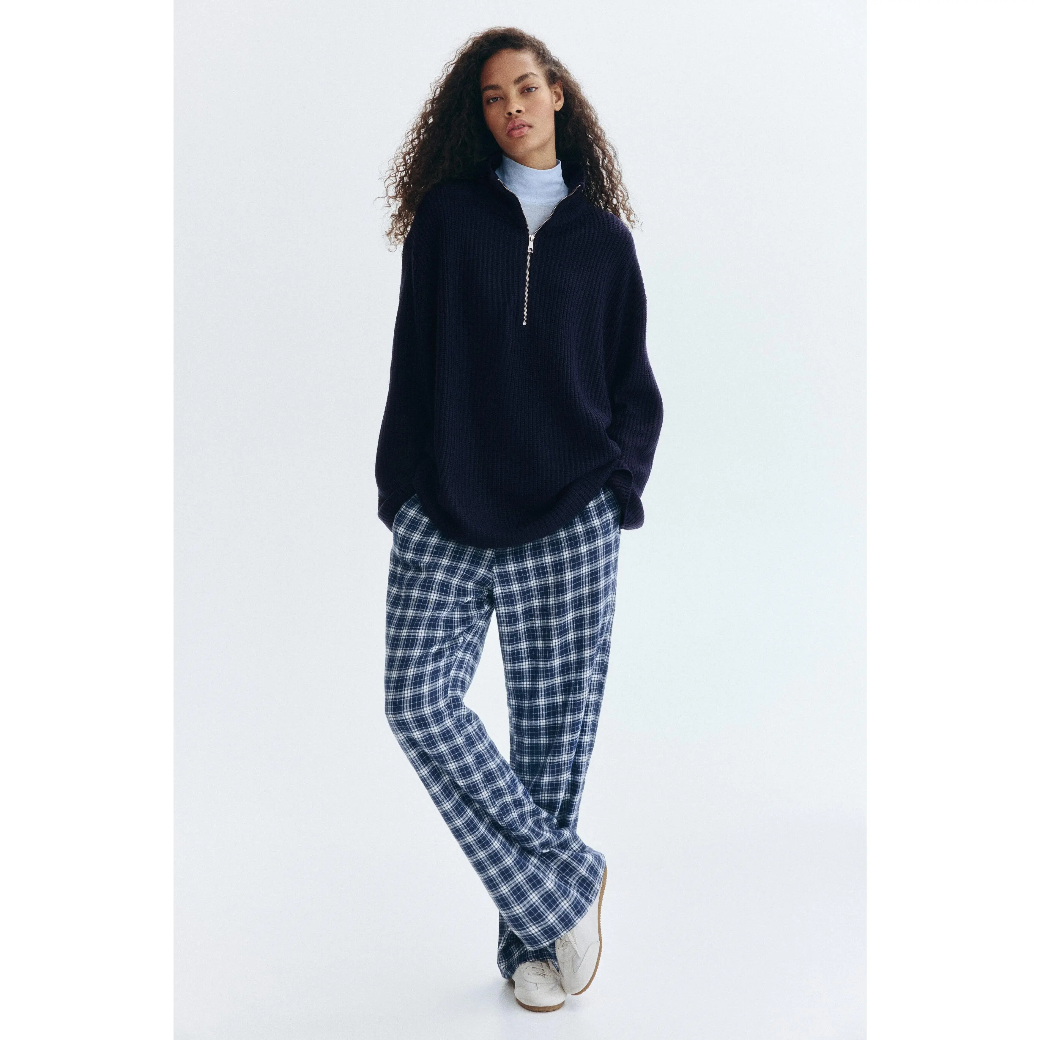H&M Chunky-knit zip-top jumper H&M Chunky-knit zip-top jumper