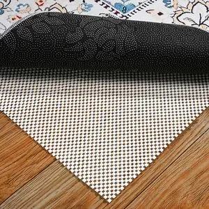 Non Slip Rug Pad Gripper 8X10 FT for Hardwood Floors,  Anti Skid Mat Under Area Rugs, Keeps Rugs Safe and Flat, Odorless Cushioned Pad for Floor Protection, Easy to Trim Multi-Use Mat