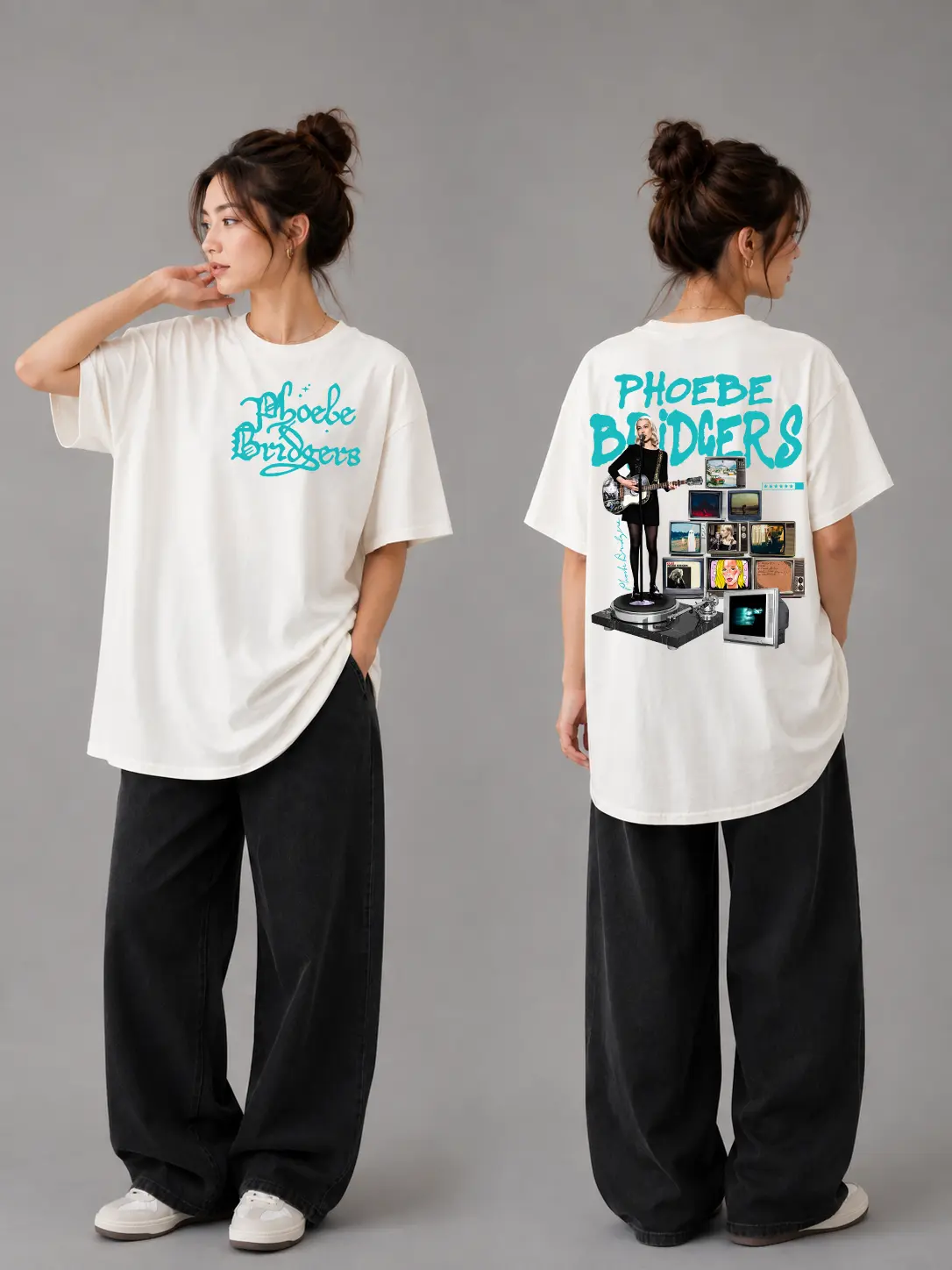 Phoebe Bridgers  Album Style T-shirt , Vintage  Music For Fans Tee