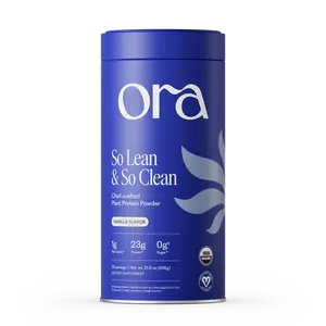 Vegan Protein Powder - 23g Plant Protein, Full Amino Acid Profile, Organic, Non-GMO, Stevia-Free, No Artificial Sweeteners - Dietary Supplement by Ora