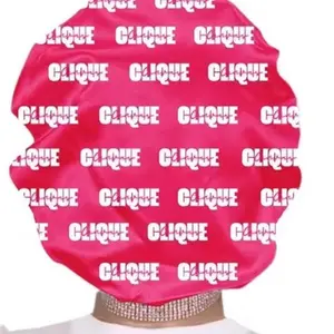 CANVAS BEAUTY: HAIR BONNET Pink Curling Iron Set