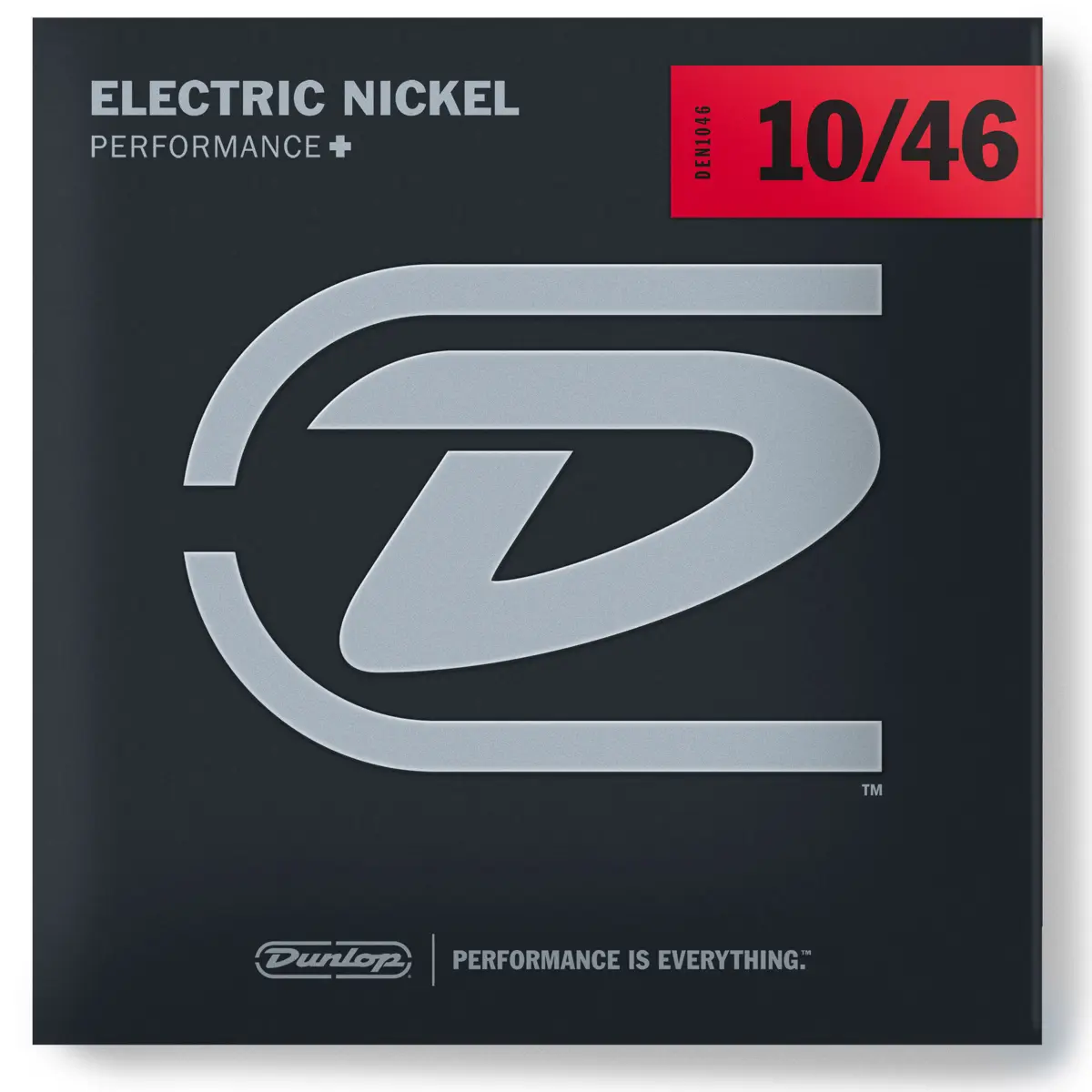 Dunlop Performance+ Nickel Wound Medium Gauge Electric Guitar Strings - 10-46 Gauge, Set of 6