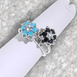 Large Tulip Rings™- Unique Colors - Original Sterling Silver