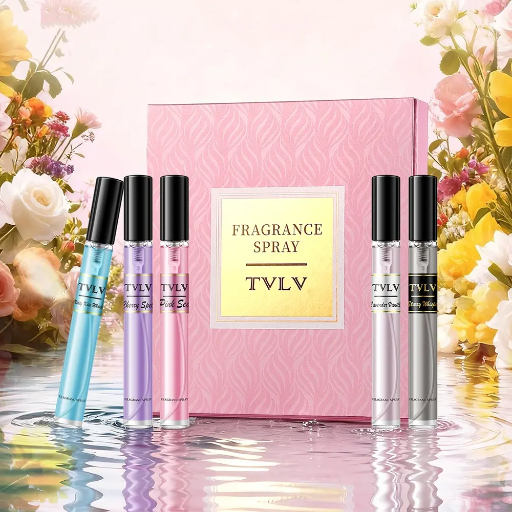 5-piece perfume set, lasting and charming Fragrance Spray, easy to carry, women's perfume gift set, Fragrance Discovery Set, Fragrance Gift Box, Fragrance Sets, Gifting Set, Perfume Gift Pack