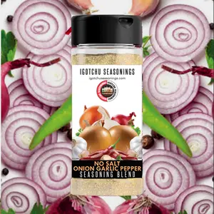 No Salt Onion Garlic Pepper, Igotchu Seasonings—Flavorful Spice Blend