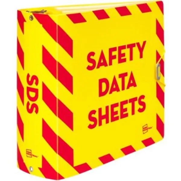 Avery AVE77714 3 in. UltraDuty Ring Bound Binder, Yellow & Red, Office Binders, Ring Bound Binders