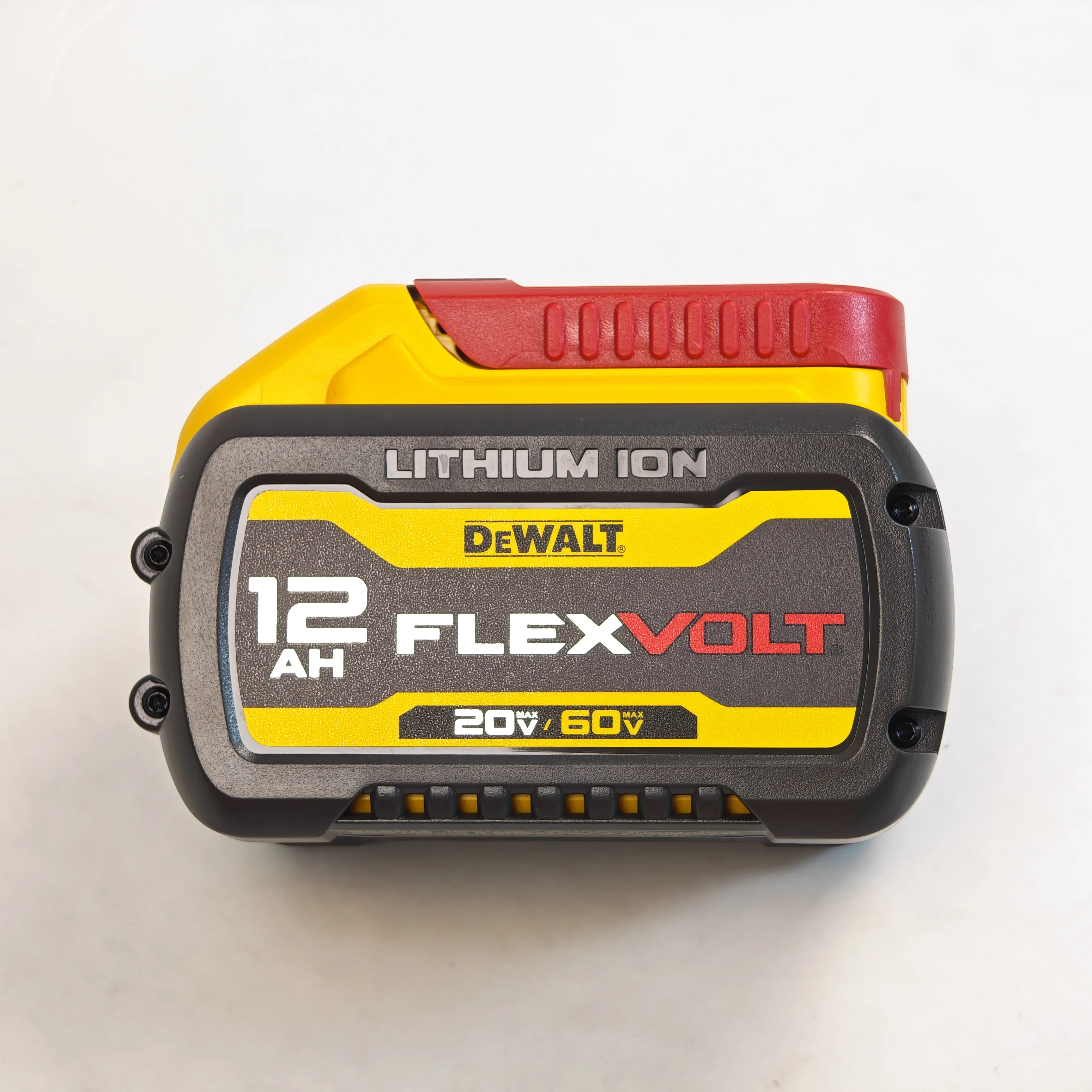 DEWALT FlexVolt 20V/60V Lithium Ion Replacement Battery (DCB612) - 12Ah, 240Wh, Dual Voltage, Fuel Gauge, Long Runtime, Efficiency, Universal Batteries for Power Tools & Broad DEWALT Compatibility