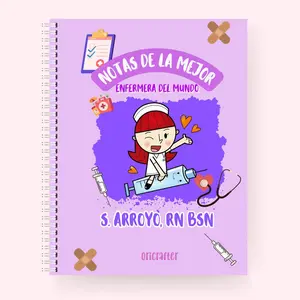 Personalized NoteBook, Hard Cover, Custom, Lined Sheets or Dotted Sheets