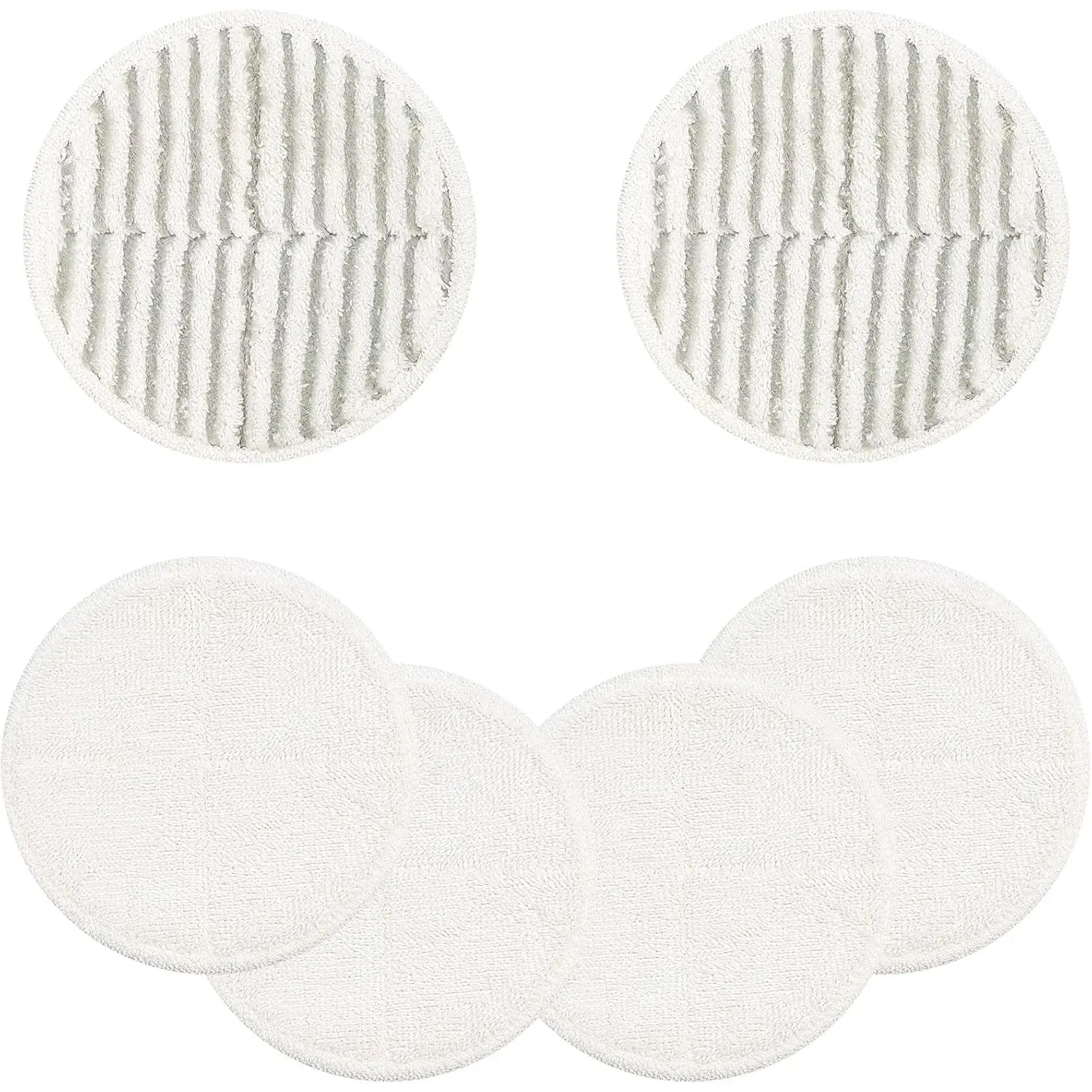 2124 Replacement Pads for Bisell Spinwave Spin Mop (4 Soft Pads and 2 Scrubby Pads) Compatible with Bisell Spinwave 2039, 2039A, 2039Q, 2039T, 2039W, 20391, 20395 20399 2307 23157 2315A Mop Pads Kit