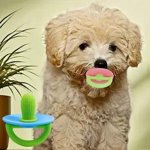 Durable Silicone Dog Chew Toy for Small Breeds - Interactive Pet Teething Stick, Bite-Resistant Puppy Chew Toy for Dental Health and Boredom Relief Muzzle feeder cats Bungee Inflatable Balls Set