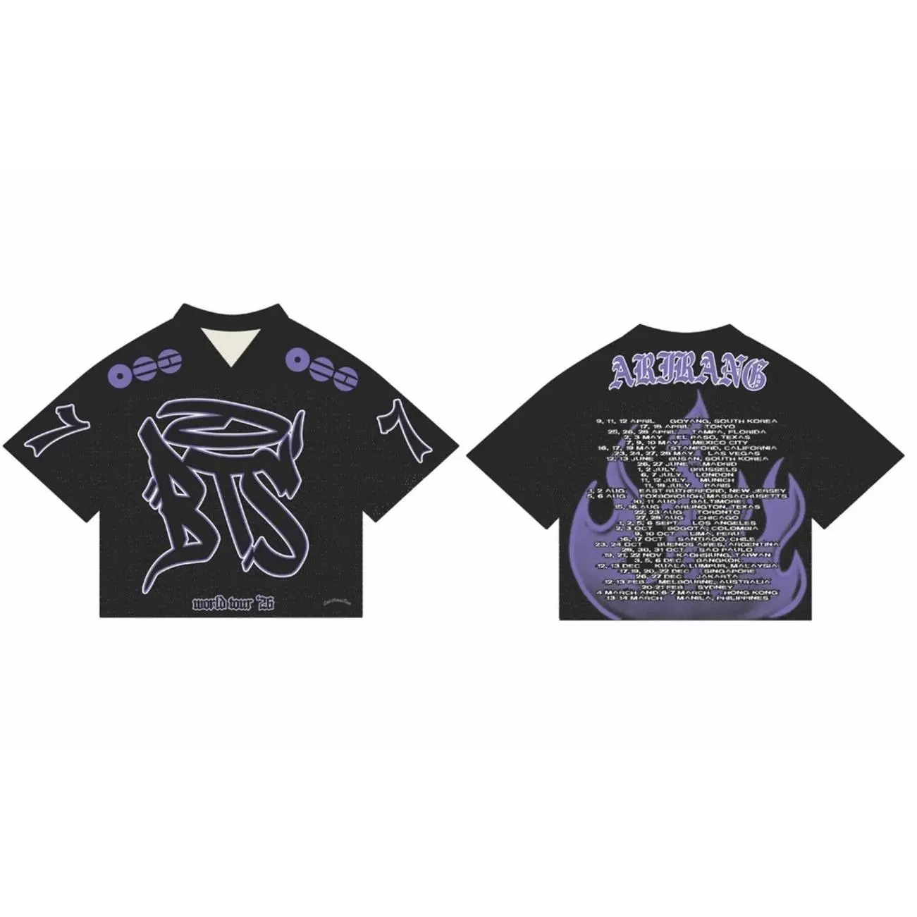 Rare Arirang World Tour Croptop Women Jersey For Fan S-5XL Jersey TT1245 690