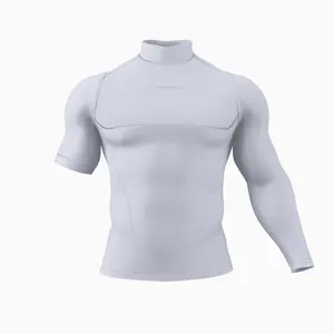 Left Arm Long Turtleneck Compression Shirt