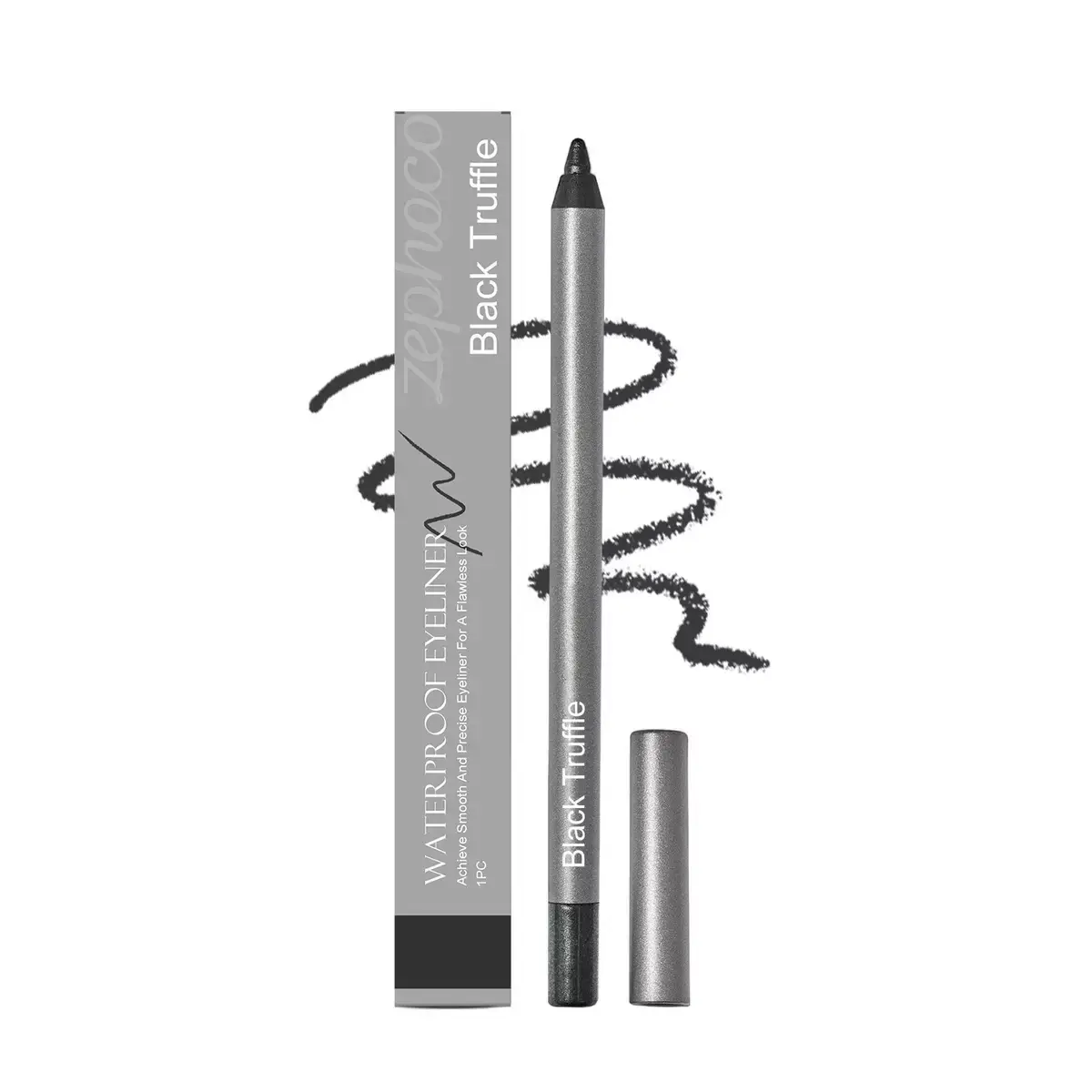 Matte Retractable Waterline Gel Eyeliner - Waterproof, Smudge-Proof, Long-Lasting, Tear-Proof for Watery Eyes, Stay-Put for Swimming, Black Brown Nude Shades | Ideal Makeup Gift, Waterproof Eyeliner Option