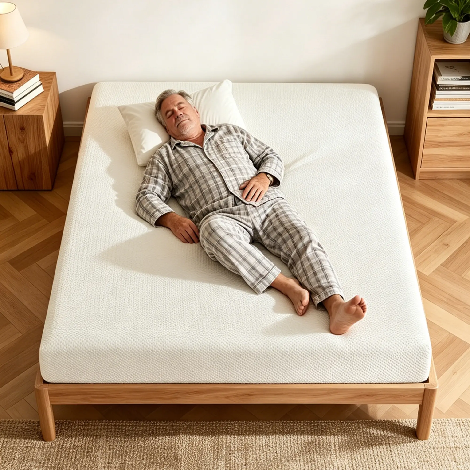 Luxury Memory Foam Mattress - Premium Memory Foam, Durable Core Material, Pressure Relief Solution for High-End Indoor Sleeping Experience, Memory Foam Mattresses For Pressure Relief