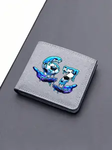 Teenage Trendy Wallet with Number 67 Football Design, Street Style, Comfortable Casual, Perfect Gift for Friends, Daily Use