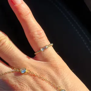 EVRY JEWELS Gold or Silver Plated Women's Pinky Ring Collection