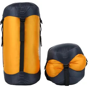 Lightweight Water Resistant Compression Stuff Sack, Multiple Sizes 6L 8.5L 10L 13L 16L, Ripstop Fabric Drawstring Sleeping Bag Sack for Camping Backpacking Traveling