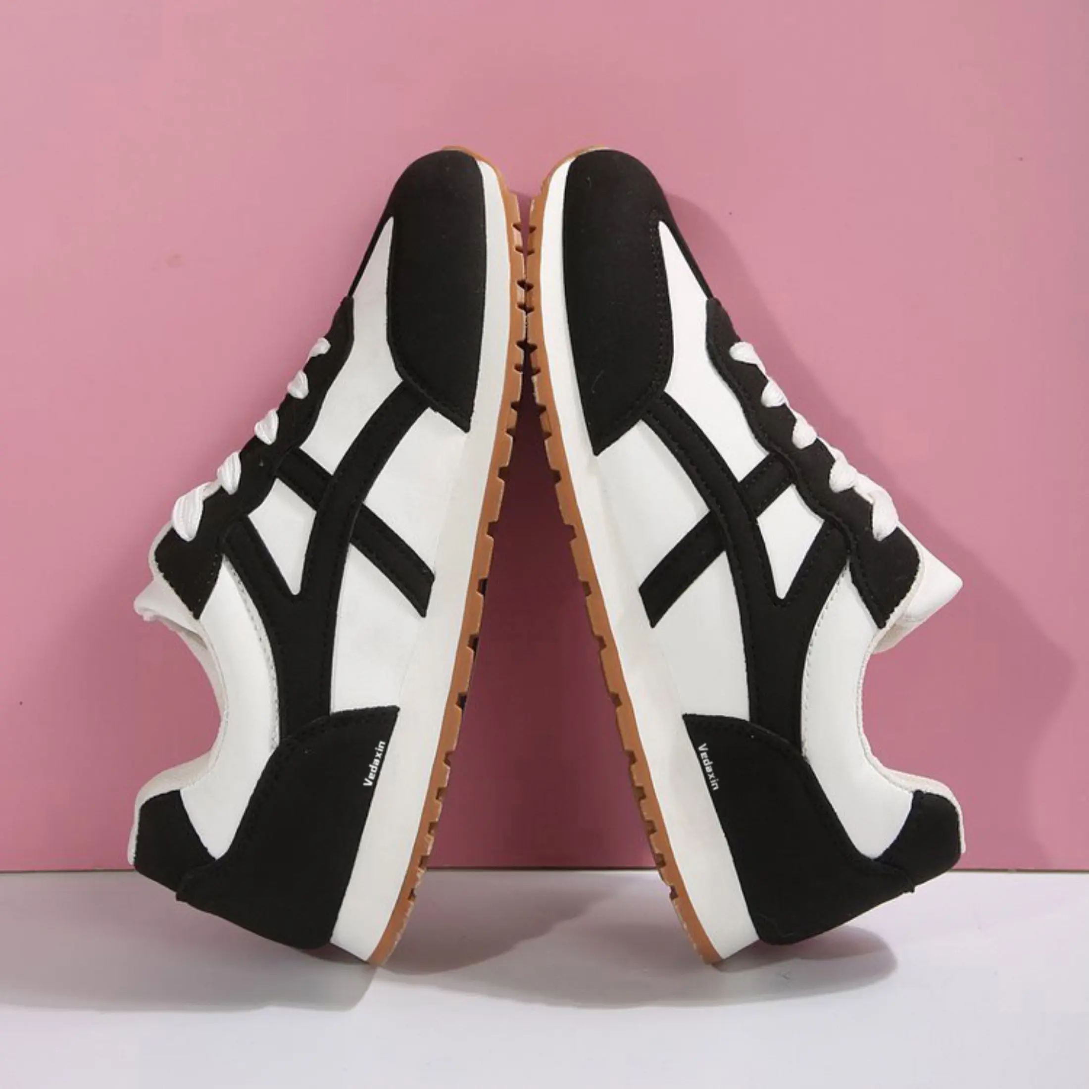 Women's Low-Top Casual Sneakers Summer Casual Sneakers Women Lace Up Anti-Slip Shoes Trainer Athletic