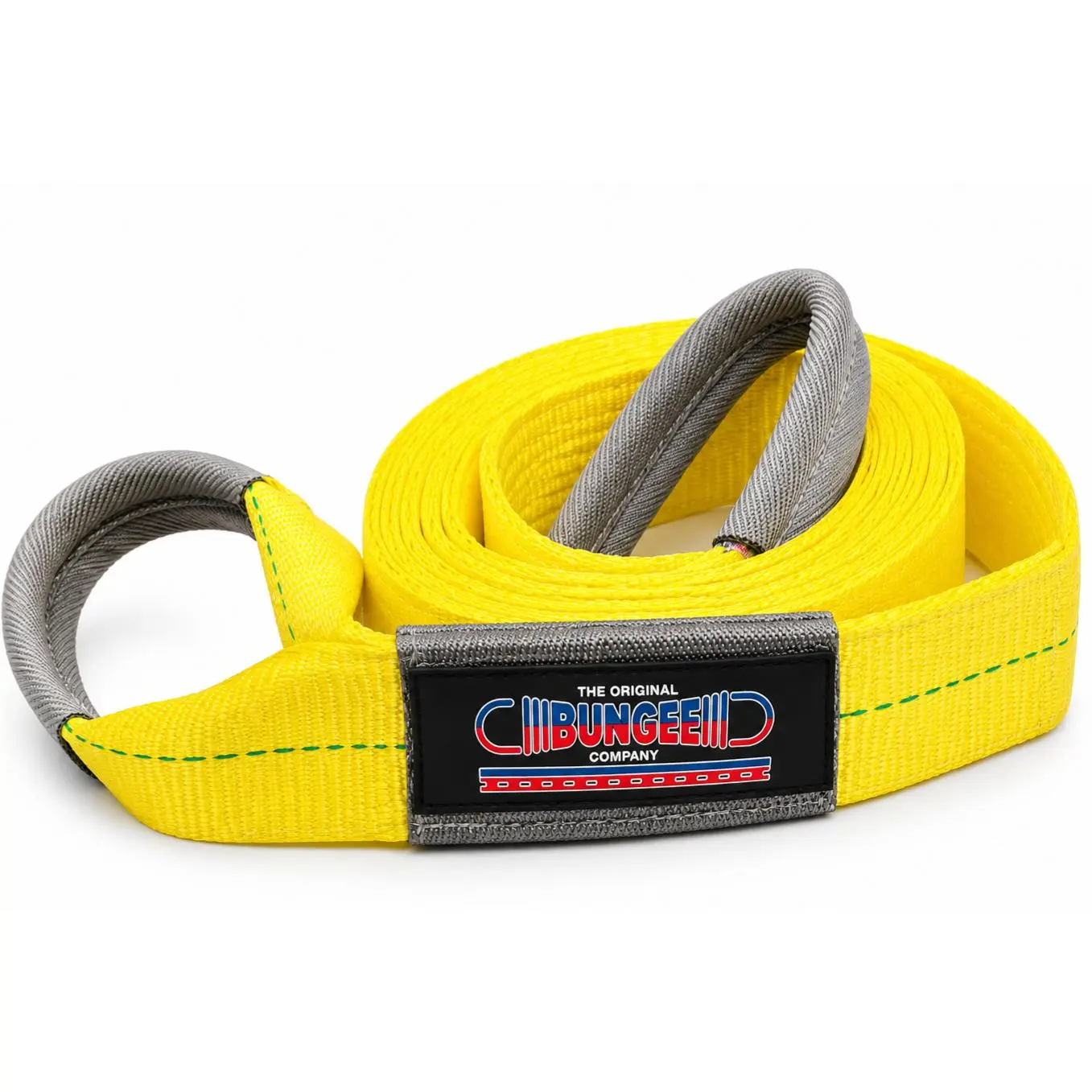 3" x 30' Tow Strap with Loops – 30,000 lb, USA Made