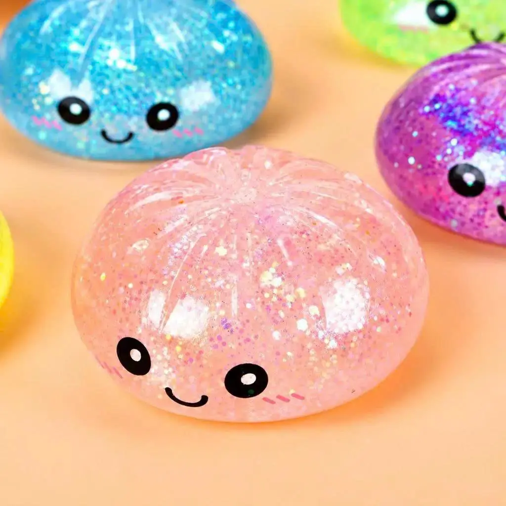 Sparkly Squi.shy Steamed Bun Toy – Super Soft Stress Relief Sque.eze