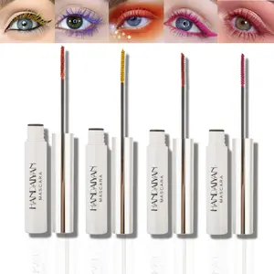 HANDAIYAN Feathery Shimmer Colored Mascara - Waterproof Lash Styler, Volumizing  Long-Lasting Curl, Ideal for Dates/Travel/Girls' Gatherings/Festival Makeup
