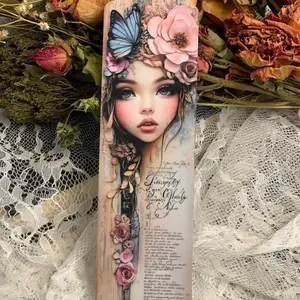 Medium Laminated Bookmarks – Art for Your Pages | Handmade, Glossy Finish