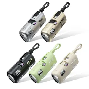 5000mAh Mini Power Bank.22.5W Fast Charging , No Cables Needed Portable Charger with LED Display for iPhone Android Smartphones .The second battery of the mobile phone.mini travel products,portable chargers