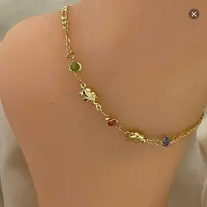 18k Gold Plated Anklet 10” inches