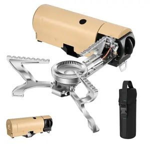 Portable Camping Stove Butane 1400W Gas Stove Collapsible Backpacking Stove for Indoor Outdoor Cooking Hiking and Picnic