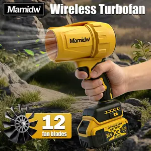 for Dewalt 20V Lithium-Ion Battery- Brushless Turbo Electric Blower, Handheld Cooling Fan & Dryer - Air Blower for Dewalt Tools, Suitable for cleaning fallen leaves in the courtyard and drying clothes