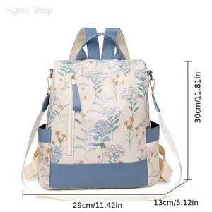 Includes shipping fee. New anti-theft women’s backpack/shoulder bag, Korean fashion style; can be carried by hand; multifunctional for outings and casual wear.