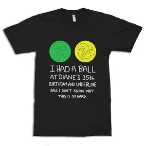 BoJack Horseman Diane's 35th Birthday T-Shirt, 100% Cotton Men's Women's Tee (el-130)