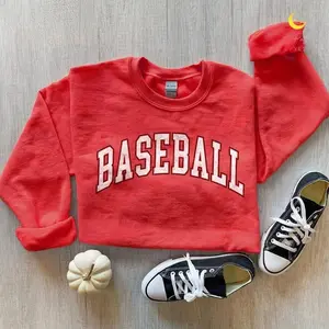 Retro Baseball Sweatshirt, Baseball Sweatshirt, Baseball Game Day Sweater, Baseball Lover Gift, Sports Mom Sweatshirt, Game Day