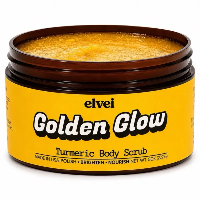 Elvei Golden Glow Exfoliating Turmeric Scrub