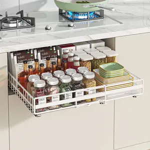 Kitchen Cabinet Organizer, Expandable Kitchen Cabinet Organizer, Pull Out Drawers for Cabinets, Kitchen Organizer, Home Organizer, Racks