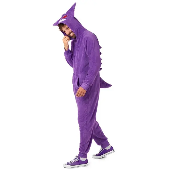 Adult Pokémon Gengar Costume Onesie