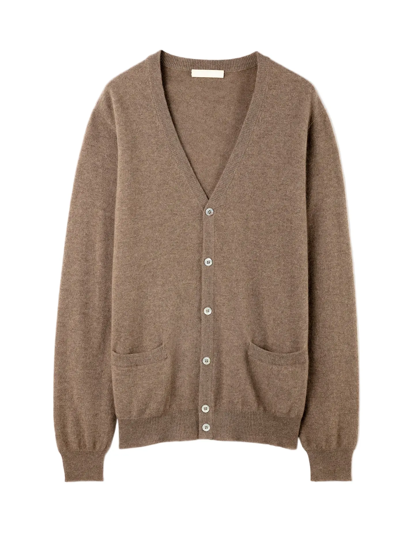 Men's Essential Cashmere V-Neck Cardigan