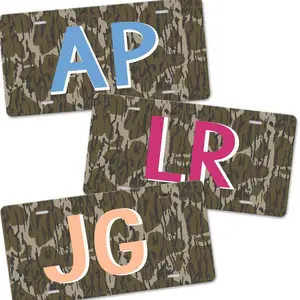 Camo License Plate - Personalized Name or Initials Car Tag