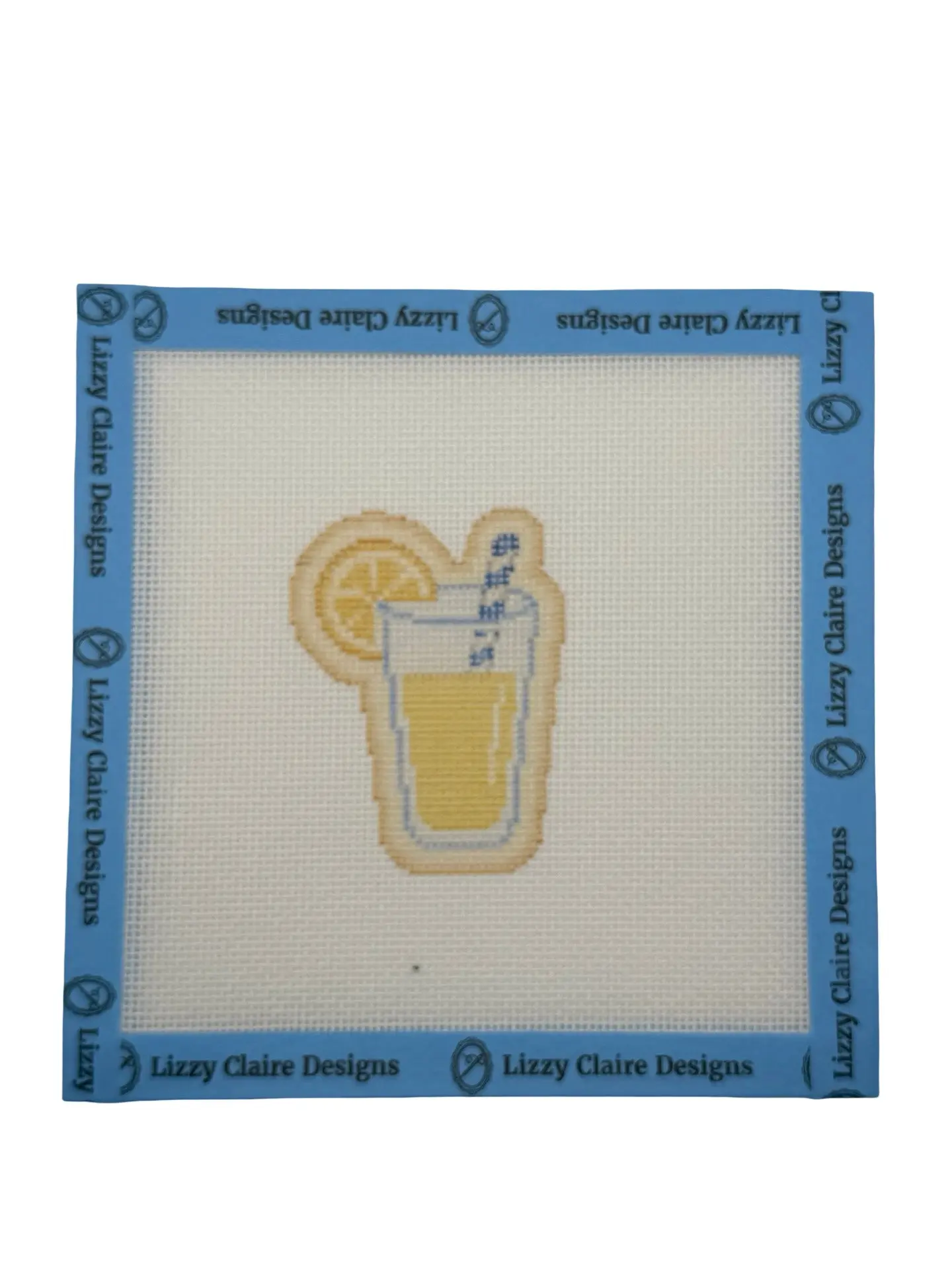 Lemonade - The Royal Icing Collection - 18 mesh - 6 x 6 - Needlepoint Canvas