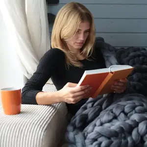 Zen Weighted Knitted Blanket